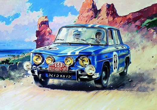 Kit 1/24 Renault 8 Gordini n.23 Rally Montecarlo