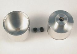 Llanta Aluminio 16.5x13mm con Buje p/eje