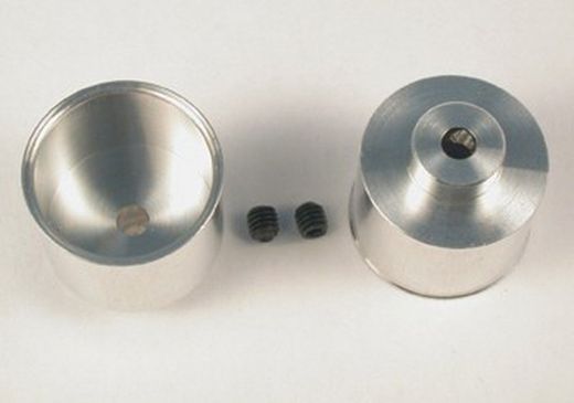 Llanta Aluminio 16.5x13mm con Buje p/eje