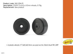 Llanta PRO plastico 14.3X8mm