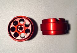 Llanta R4 aluminio 18,7x10,5 color dorado