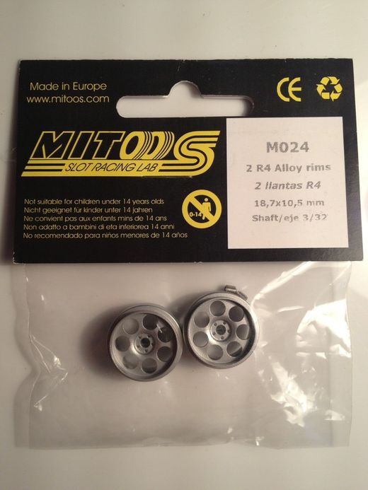 Llanta R4 aluminio Mitoos 18,7x10,5