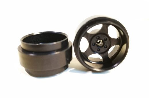 Llanta R8 aluminio 17,5x10mm negro