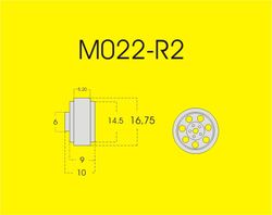 Llantas R2 aluminio Mitoos 16.7x9