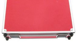 Maletin aluminio rojo