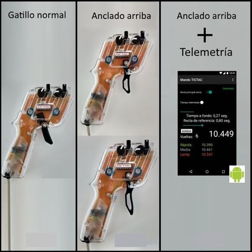 Mando competicion electrónico Tic Tac
