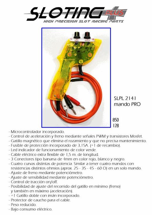 Mando electrónico Pro Sloting Plus