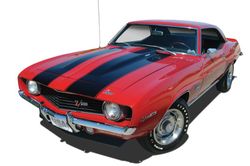 Maqueta Camaro Z28 SS 1969 1:25