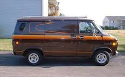 Maqueta Chevy Van 1977 1:24