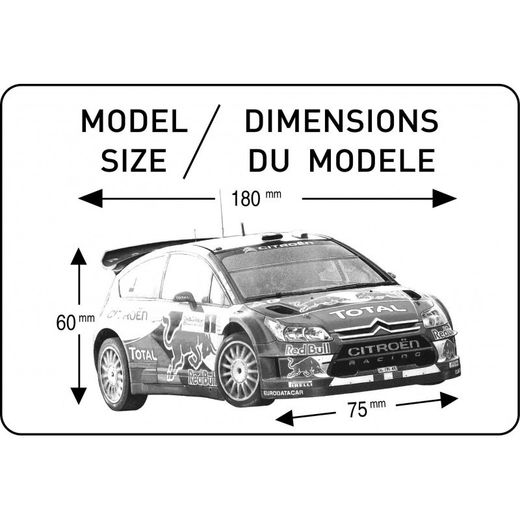 Maqueta Citroen C4 WRC 1/24