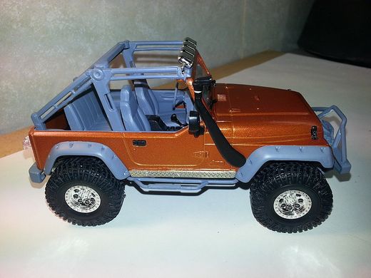 Maqueta Jeep Rubicon 2003 1/25
