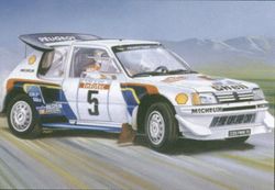 Maqueta Peugeot 205 EV2 1/24