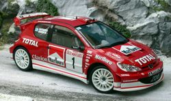 Maqueta Peugeot 206 WRC 2003 1/24