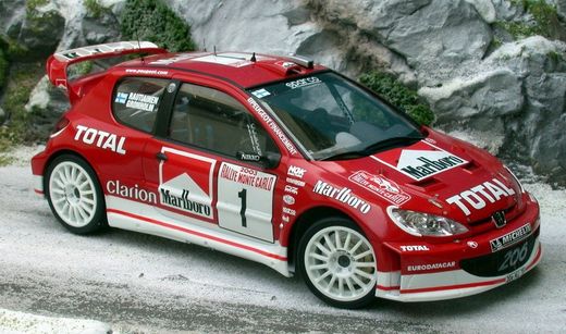 Maqueta Peugeot 206 WRC 2003 1/24