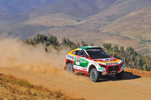 Mitsubishi Lancer Racing nº304 Dakar 2009 Nani Roma BASIC