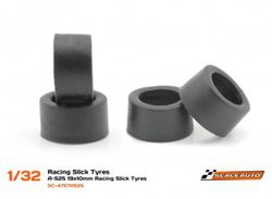 Neum. Goma A-S25 19x10mm Racing Slick (Shore 25)