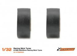 Neum. Goma A-S25 20x10mm Racing Slick (Shore 25)