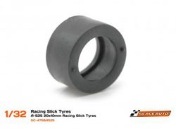 Neum. Goma A-S25 20x10mm Racing Slick (Shore 25)