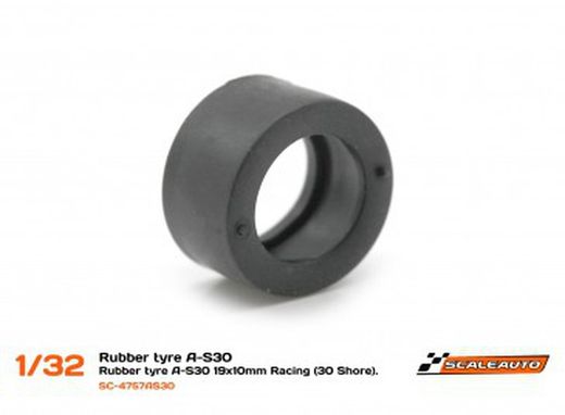 Neum. Goma A-S30 19x10mm Racing Slick (Shore 30)