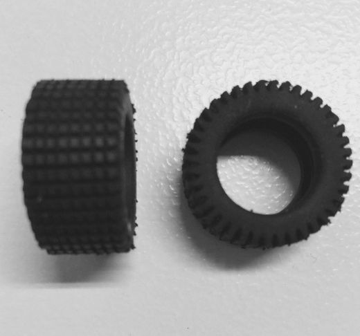 Neumático de goma corte chapo 23x11