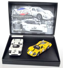 Pack Duo Chaparral 2F y Ford MK IV Le Mans Test '67