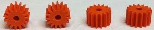 Piñones Soft plastic ANGLEWINDER No Friction dia 7.5mm