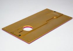 Placa medicion alturas 2mm aluminio