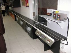 Plancha soporte Inox para velocidad 2 carriles