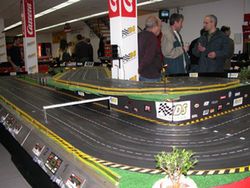 Plancha soporte Inox para velocidad 2 carriles