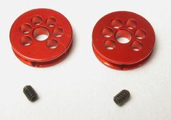 Polea aluminio de 10 mm p/eje 3mm