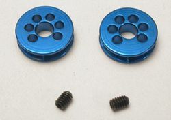 Polea Alumino mecanizado 8mm p/ejes 3 mm