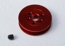 Polea dentada 15 dientes p/ejes 3 mm
