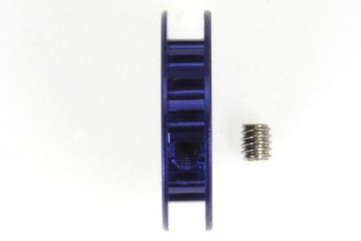 Polea dentada 16d. Azul p/correa 1.8mm.