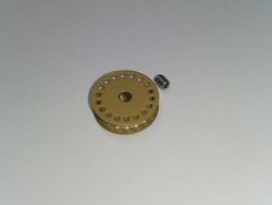 Polea dentada 18 dientes p/ejes 3 mm