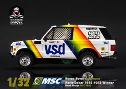 Maquette ESCI Range Rover Paris-Dakar 1981 – 1/24, Kit à Monter