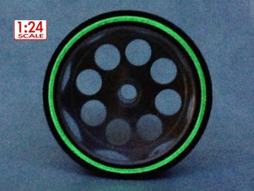 Rueda esp. 25.5x16mm, eje 3mm. llanta 21mm. Aligerada, ProComp-4, Tornillo M3