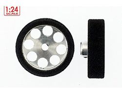 Rueda Esp. Pro Hard 24,2 x 7mm Llanta 19 mm p/ eje 3 mm.