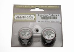 Rueda esp.25.5X13mm eje3mm llanta 21mm