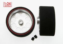 Rueda esp.25.5X13mm eje3mm llanta 21mm