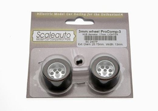 Rueda esp.26.75x13mm eje 3mm llanta 17mm