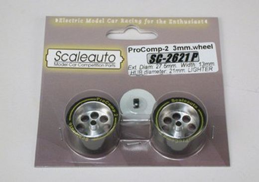 Rueda esp.27.5x13mm, eje 3mm llanta 21mm