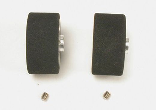 Rueda espuma 25,5x13 mm eje 3mm P-2