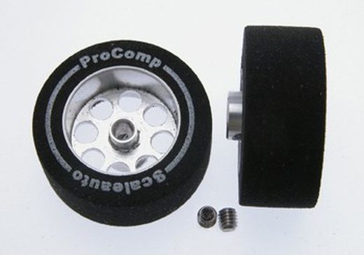 Rueda espuma P-0 25,5x11x17 eje 3 mm