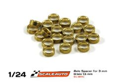 Separadores 1,5 mm. laton eje 3 mm.