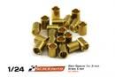 Separadores ejes 3mm laton