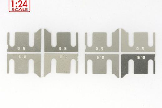 Separadores metálicos 0.50 mm p/soportes