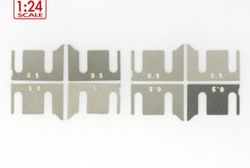 Separadores metálicos para soportes de ejes 0,50mm