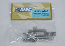 Soporte eje delantero regulable con guía