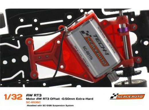 Soporte motor AW RT3 Offset 0,25mm