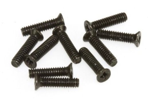 Tornillo phillips cónico M2x8 acero
